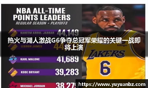 热火与湖人激战G6争夺总冠军荣耀的关键一战即将上演